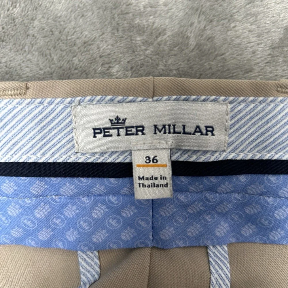 Peter Millar George Mason University Shorts Color Khaki Beige Men's‎ Size 36